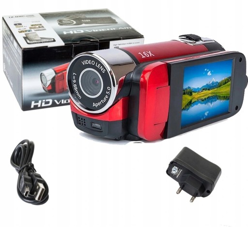 KAMERA CYFROWA PL JPG16Mpx 4xZOOM SDdo32 DVC HD K2