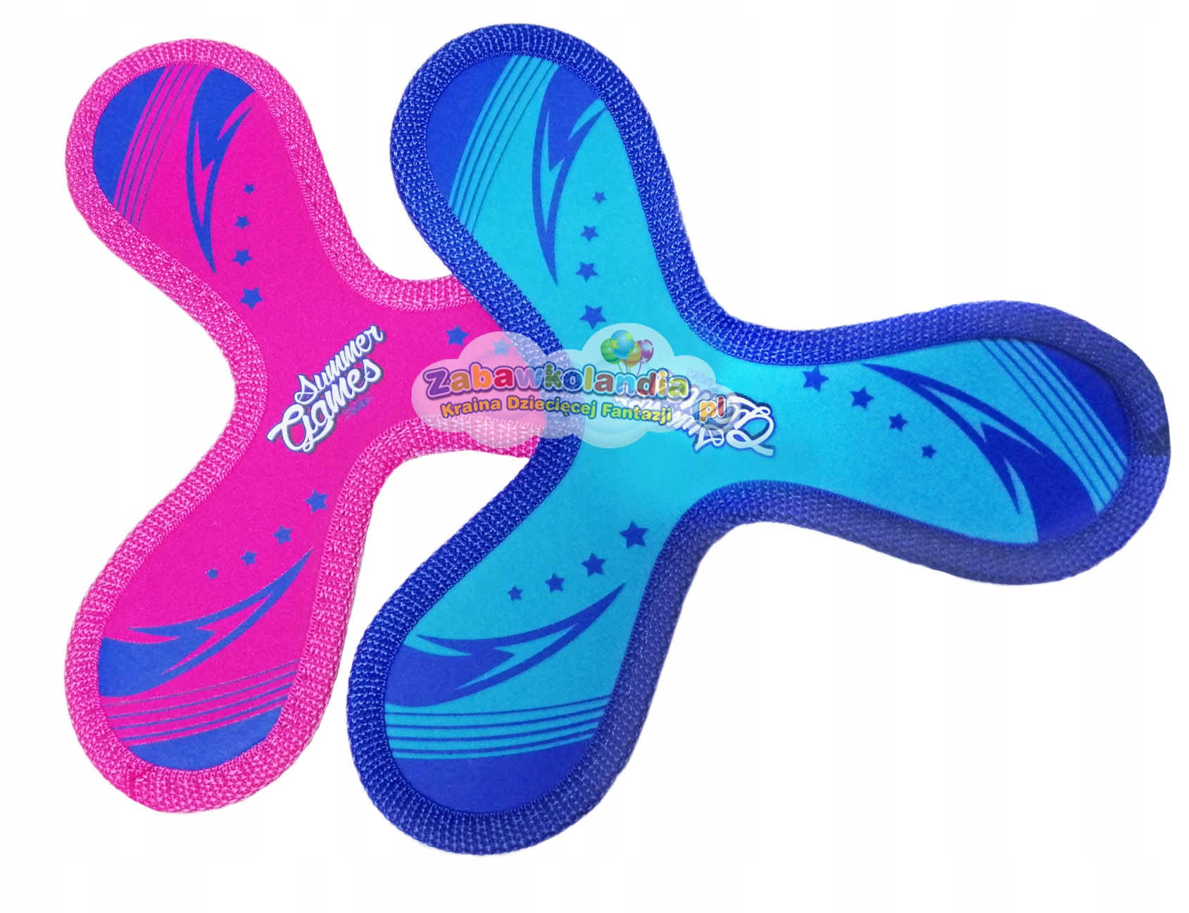 Frisbee do rzucania 2 x latający dysk HIT! 2 szt