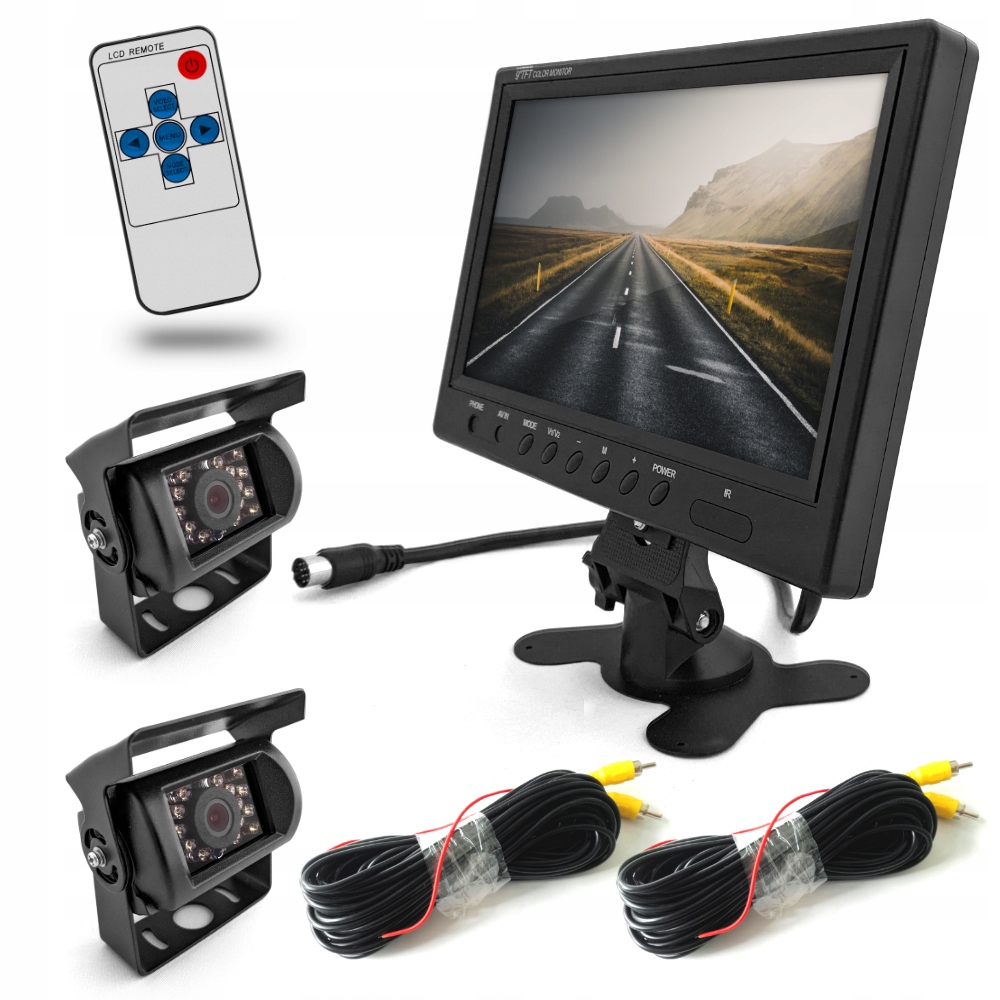 9" monitor s 2 cúvacími kamerami bez linky Bus Ir