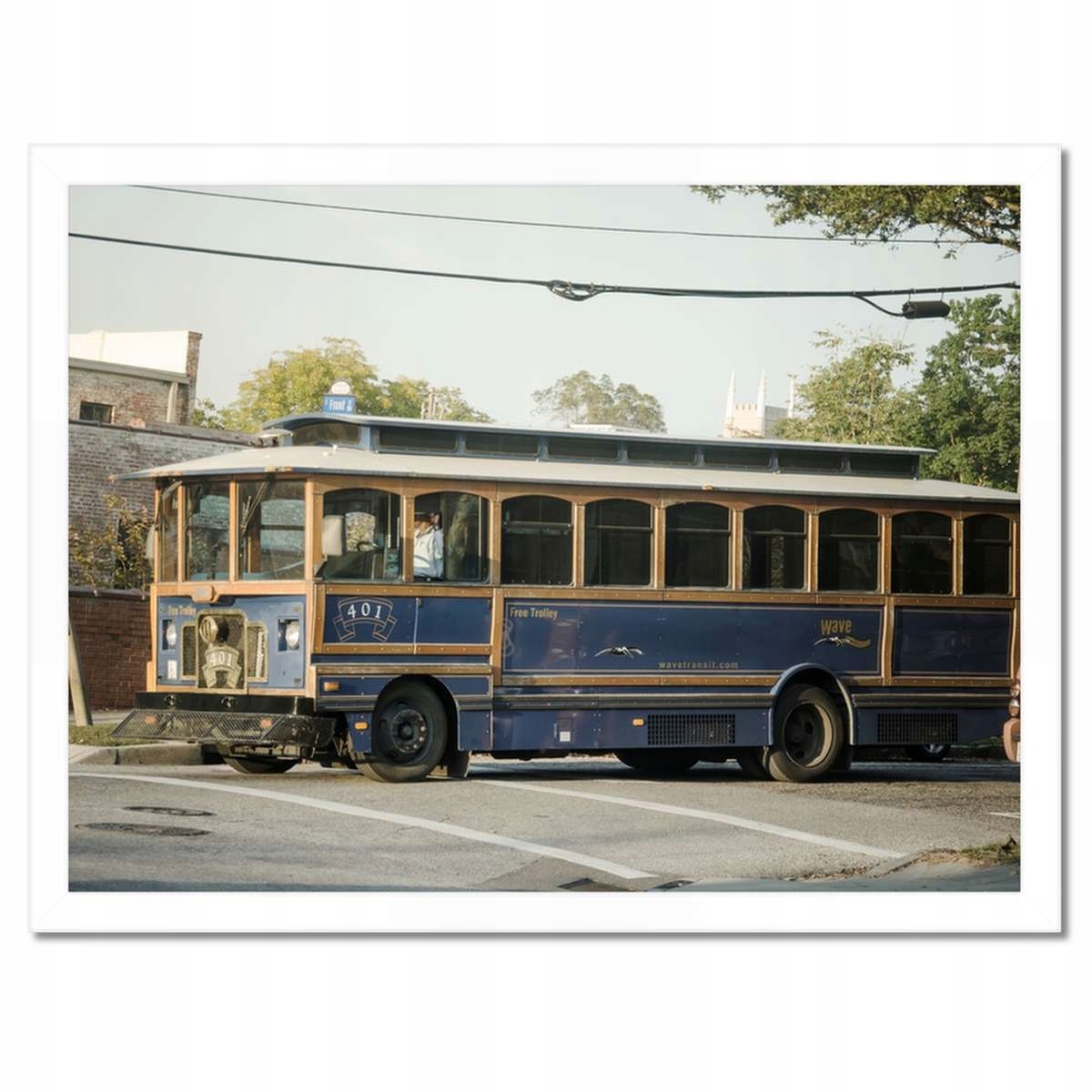 Plakáty v rámu 40x30 Historický Trolleybus