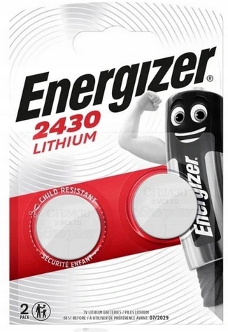 

2x Bateria litowa Energizer CR2430 3V DL 2430 2szt