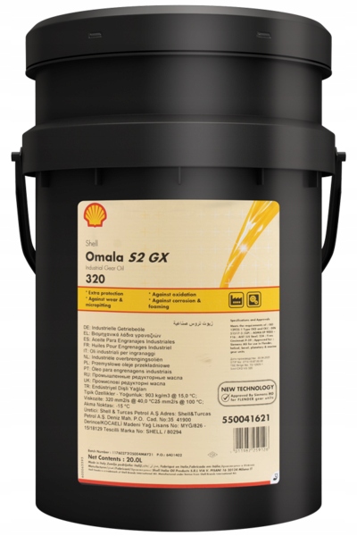 Olej Shell Omala S2 GX 320 20L