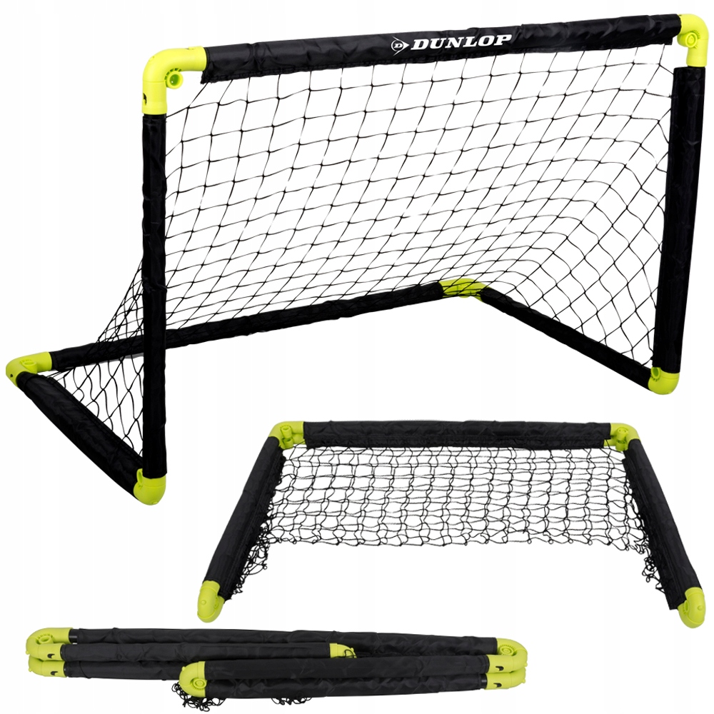 Składana Bramka Treningowa Do Piłki Nożnej Z Siatką 90x59x61CM Dunlop