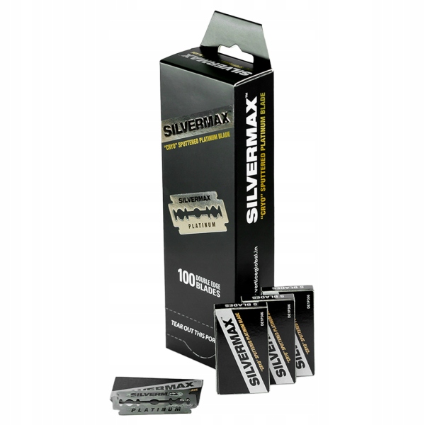Silvermax бритвенные лезвия double edge 100шт