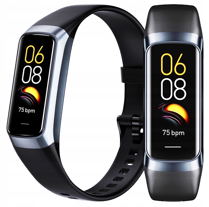 Dámské hodinky MK-Tech Chytré Hodinky krokoměr pulzoměr černé