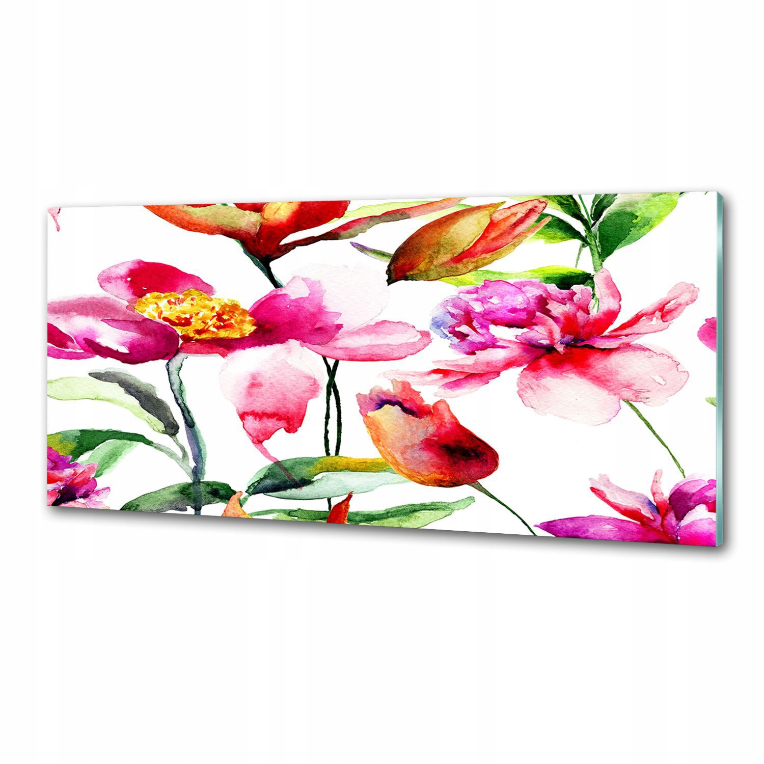 Panel do kuchyně Divoké květiny 125 x 50 cm Lepidlo