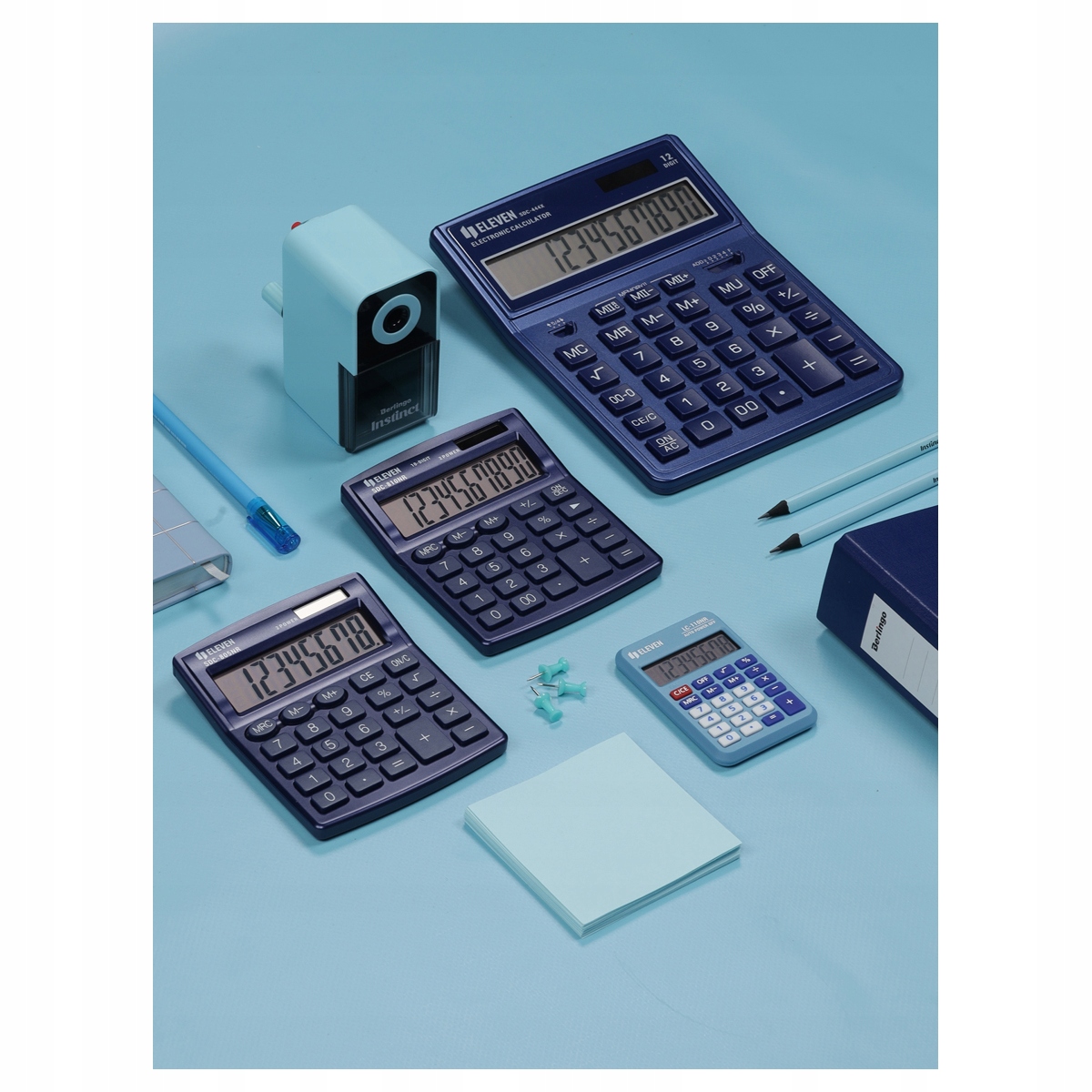 Eleven kalkulator biurowy SDC805NRNVE Kolor granatowy