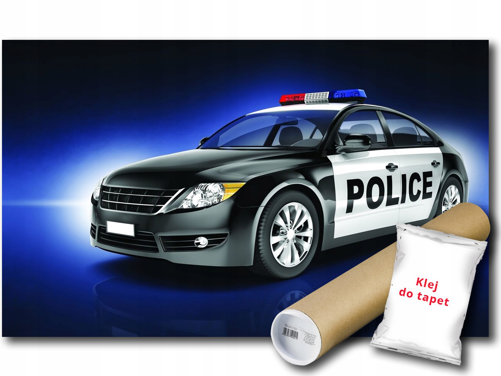 Vinylová Fototapeta Auto Policie Dopravní Služba Vozidlo 208x146