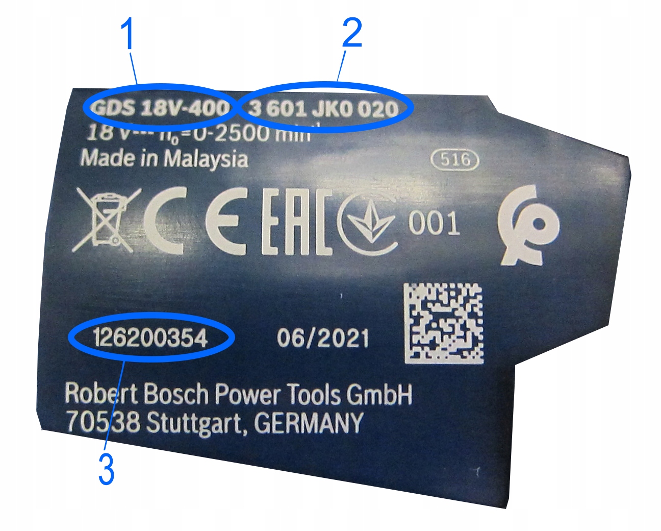 BOSCH OBUDOWA KPL. DO WIERTARKI PSB 600 RE Kod producenta 2605104561