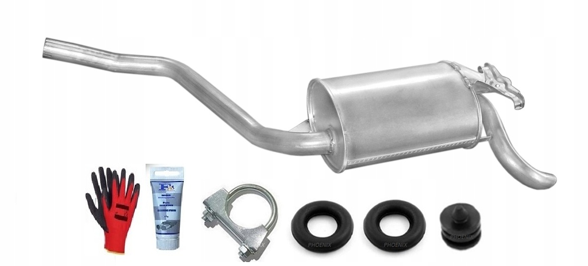 Mercedes W201 190 1.8 2.0 (1982-1993) Tlumič Tlumič Výfuku bonus