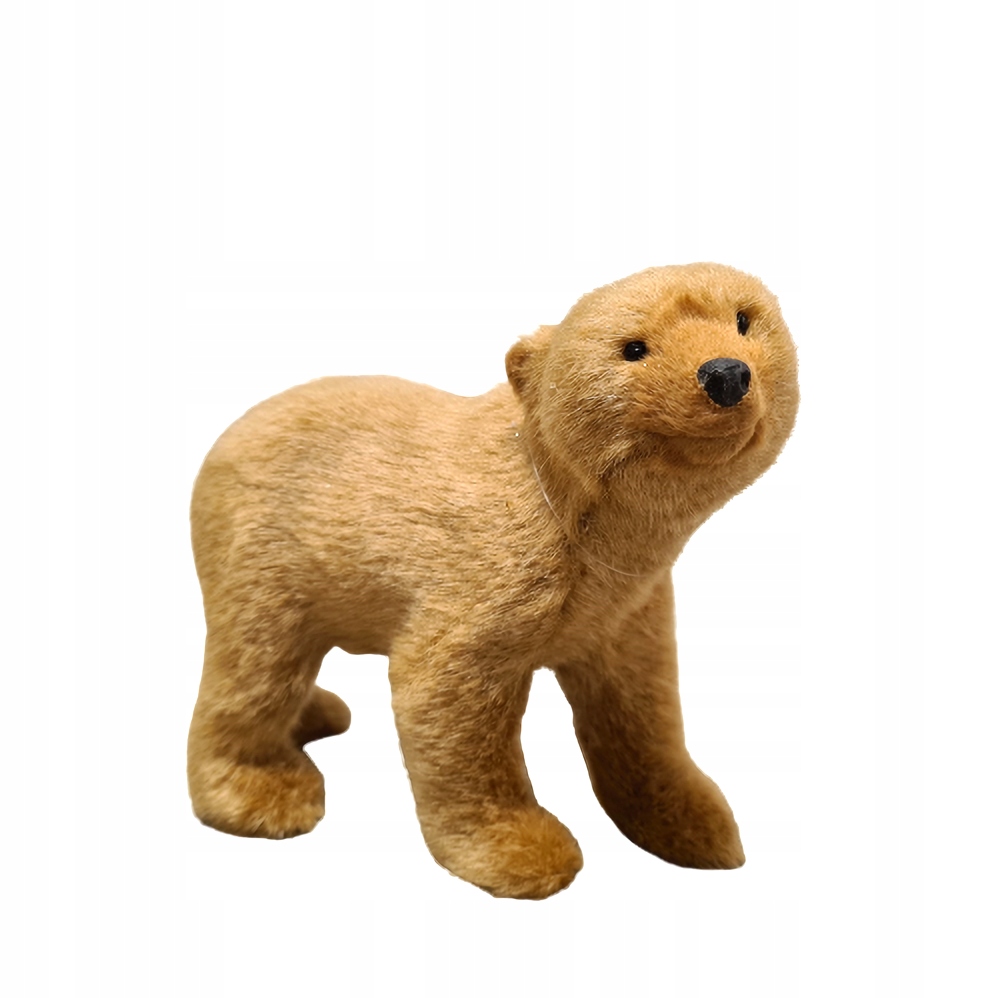 

Figurka miś niedźwiedź świąteczny futerko 14 cm