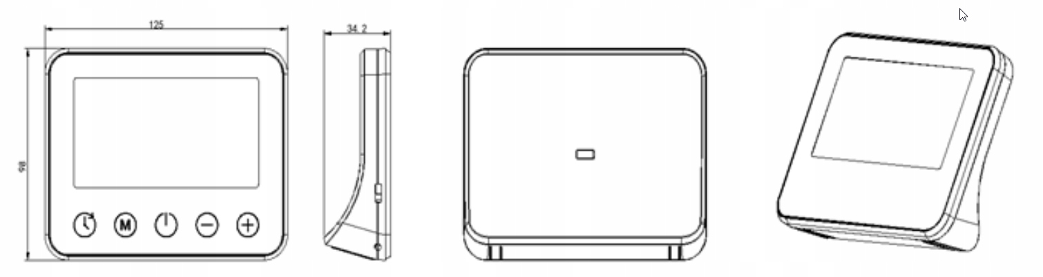 Regulator termostat radiowy WT-20 WIFI VOLT Marka Volt