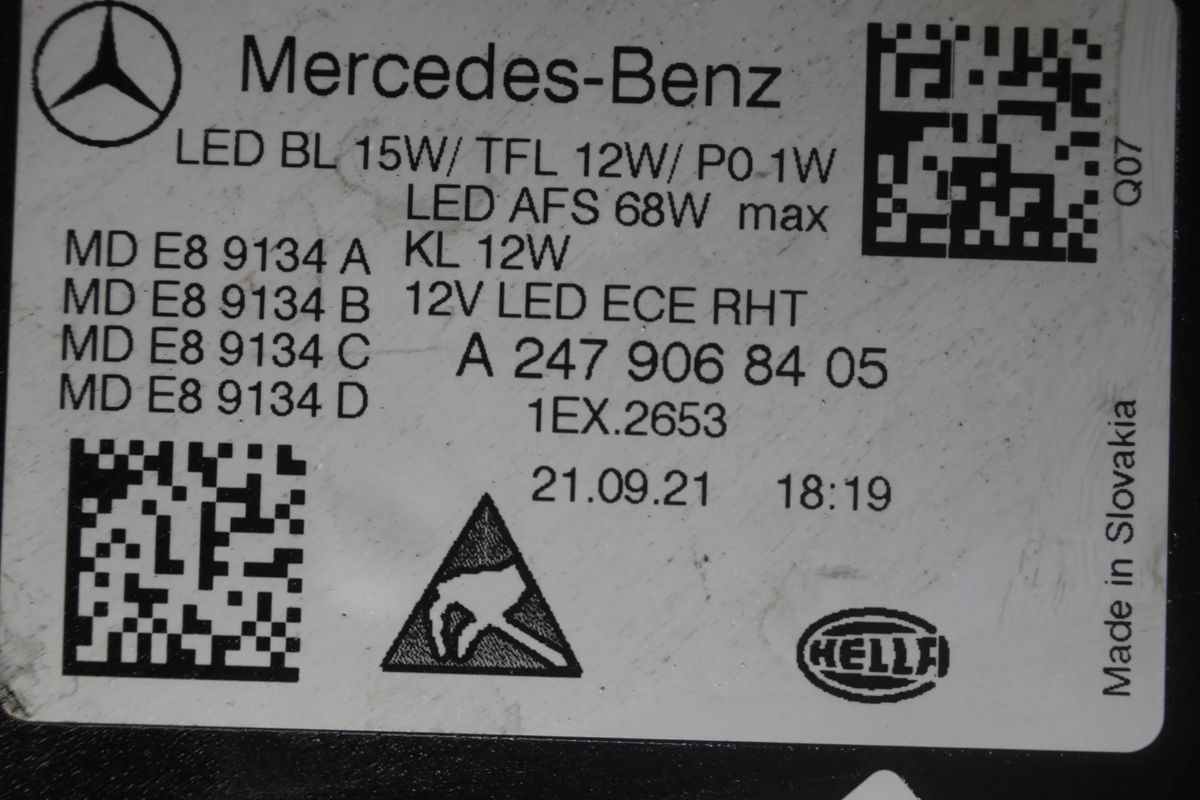 Frontscheinwerfer Mercedes-Benz B-Klasse W247 A2479068405 LED Rechts Headlight - Thumbnail 10