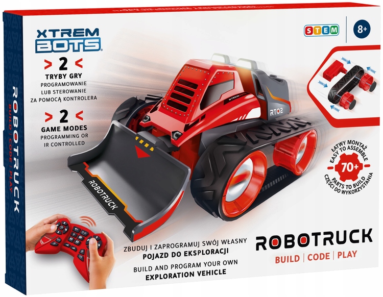 Robot XTREM Bots Robo Truck 380971 Programowanie Wiek dziecka 8 lat +