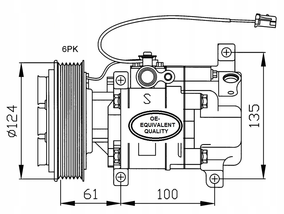 компрессор кондиционера 32233 nrf