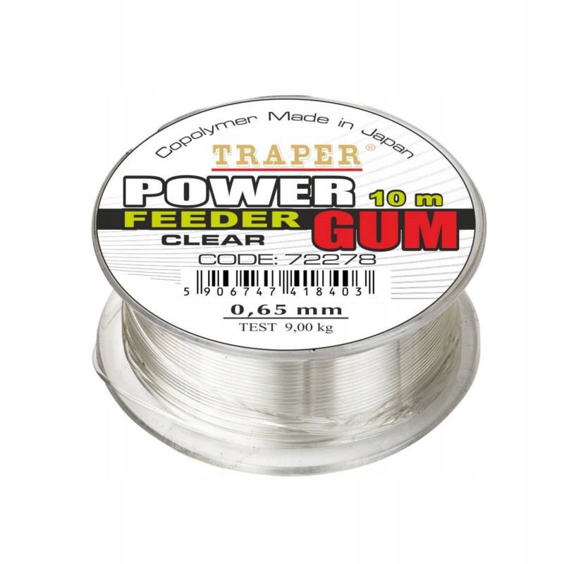 Amortyzator Power Feeder Gum Clear Traper 0.85mm