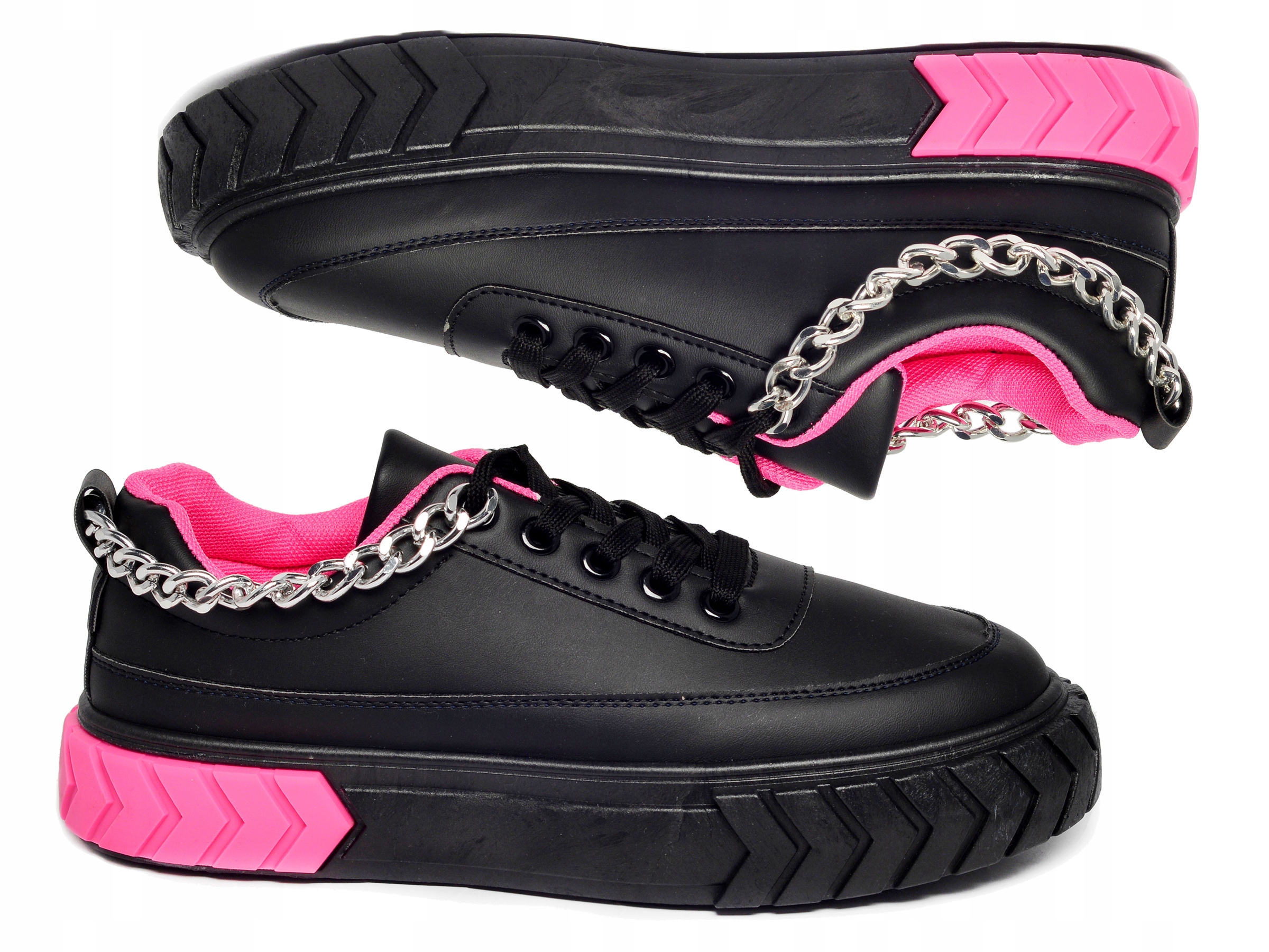 BUTY SPORTOWE ADIDASY EKO SKÓRA NA PLATFORMIE