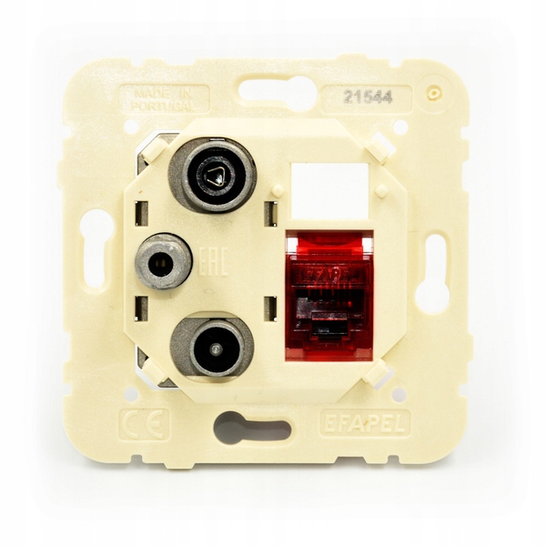 

Efapel Gniazdo Multimedialne Rtv/sat RJ45 21544