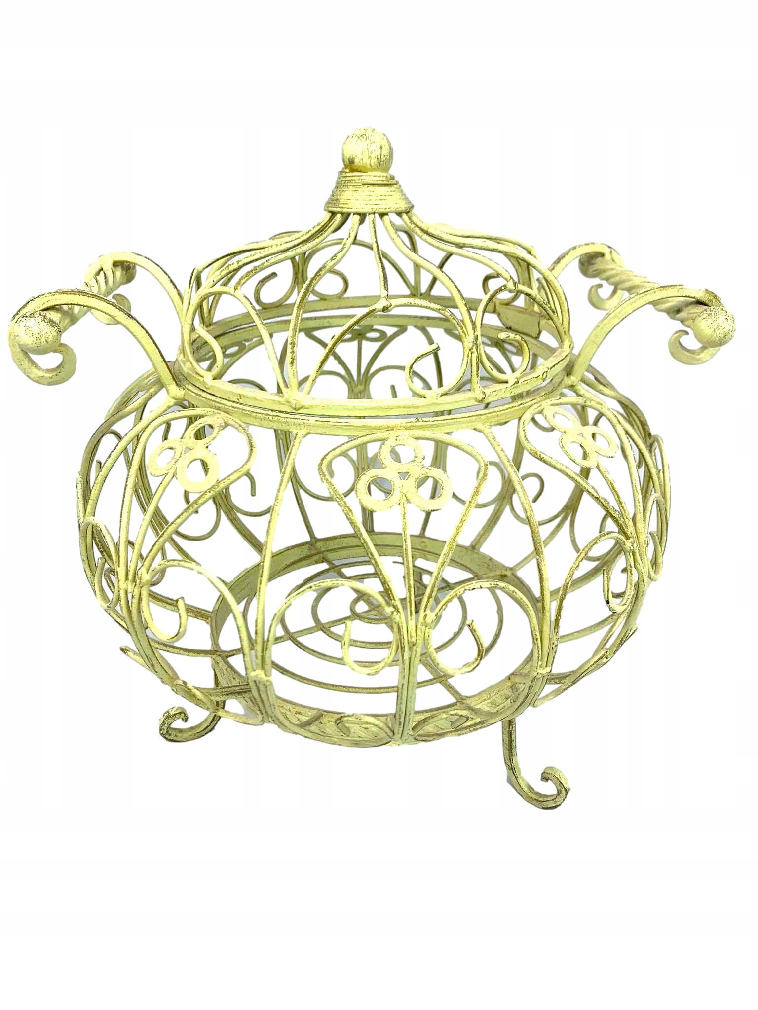 LATARNIA GARNEK DONICZKA OGÓRD TARAS METAL ANTYK