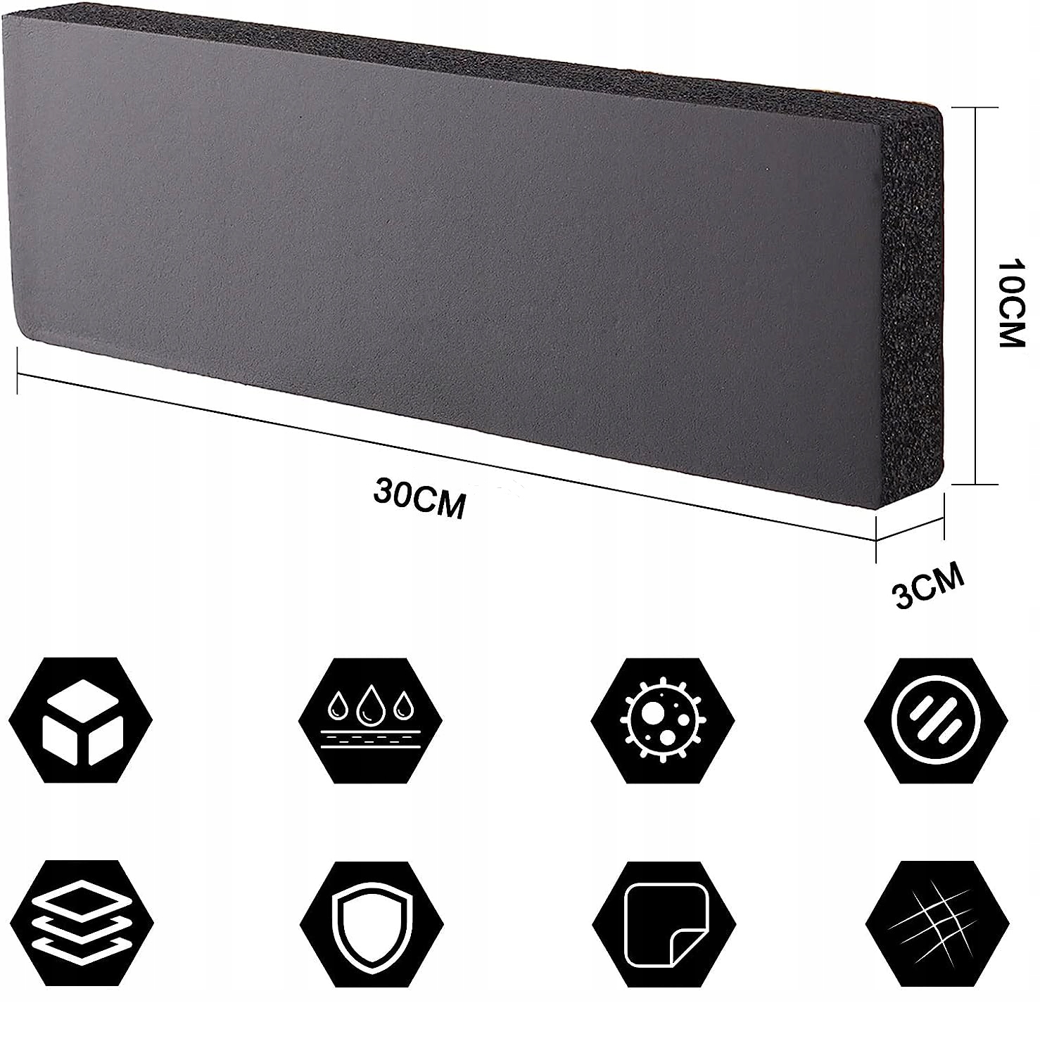 ODBOJNIK NA ŚCIANĘ DO GARAŻU OCHRANIACZ DRZWI 4szt Numer katalogowy producenta 05450022