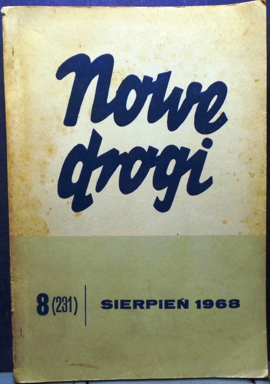Nowe Drogi 08. (231.) Sierpień 1968 [KC PZPR]