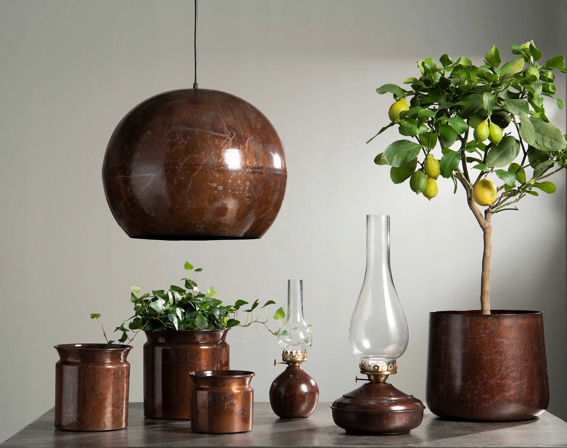 ŚWIECZNIK OLJA na tealighty BRĄZOWY lampa naftowa Kod producenta 2262