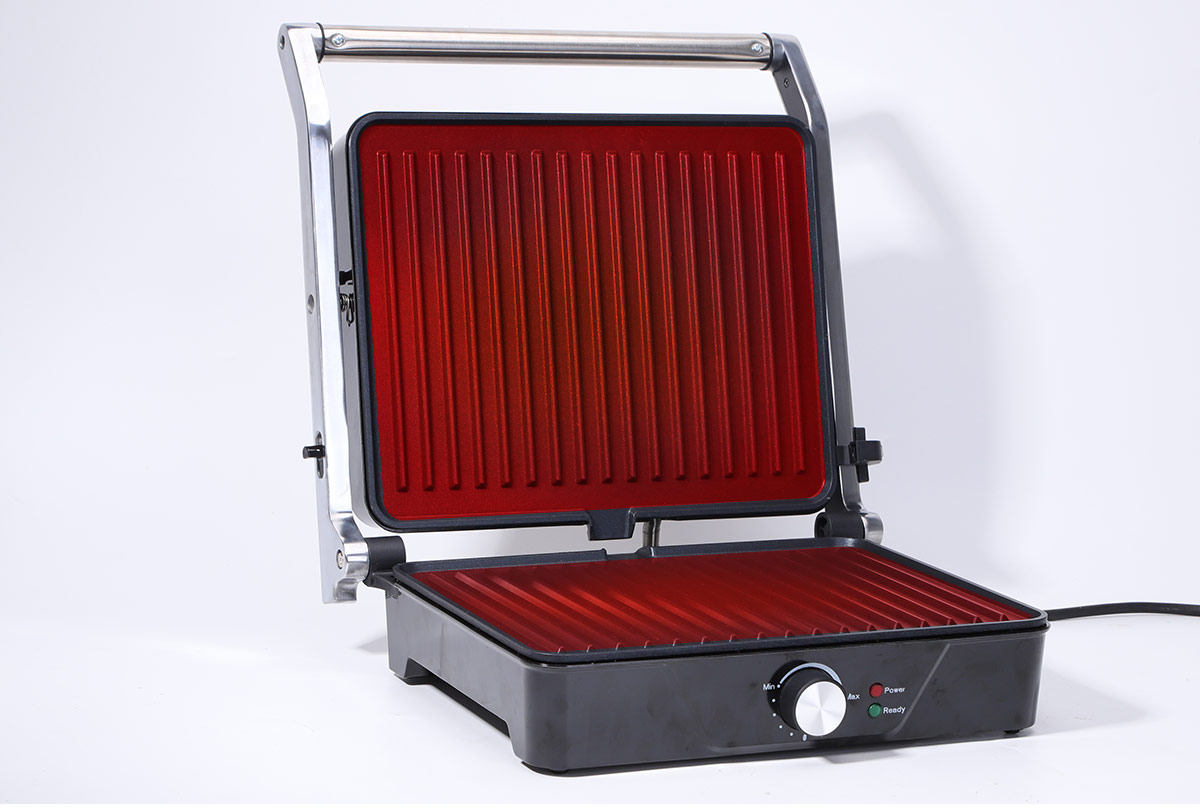 AIGOSTAR SAM OPIEKACZ TOSTER GRILL ELEKTRYCZNY MOCNY 2000W ROZKŁADANY Model SAM