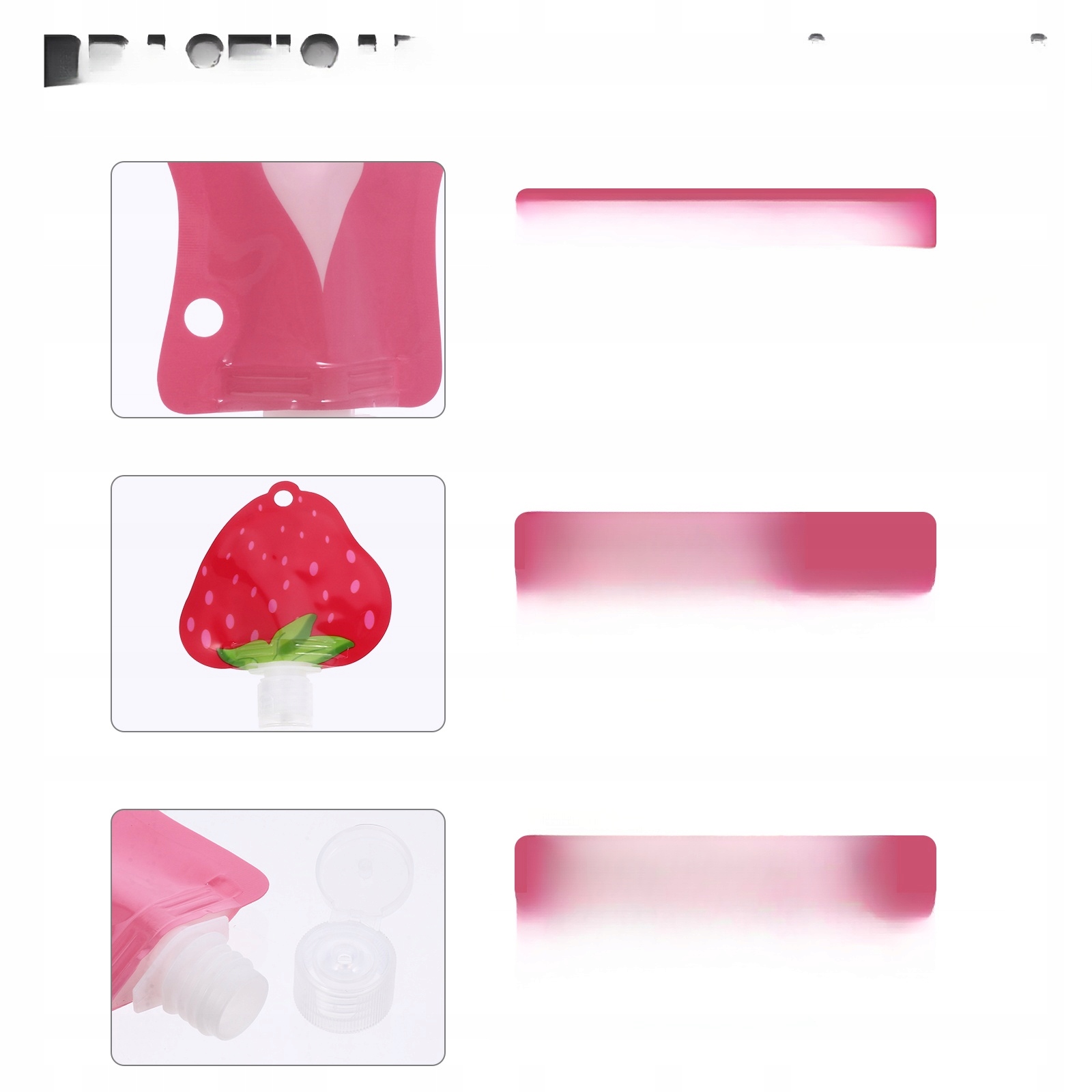 BUTELKI PODRÓŻNE SZCZELNE POJEMNIKI BUTELKOWANE Marka bez marki