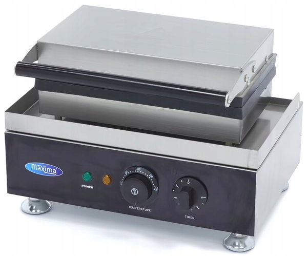 Gofrownica na 10 Mini Gofrów Brukselskich 5x8 cm 1750W Maxima 09374203
