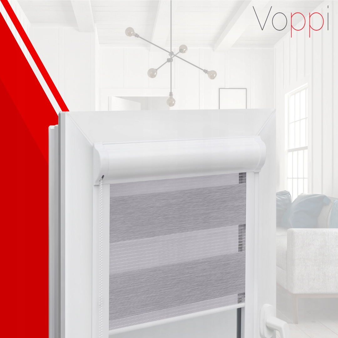 ROLETY DZIEŃ NOC Z PROWADNICAMI W KASECIE 35x150 Stan opakowania oryginalne