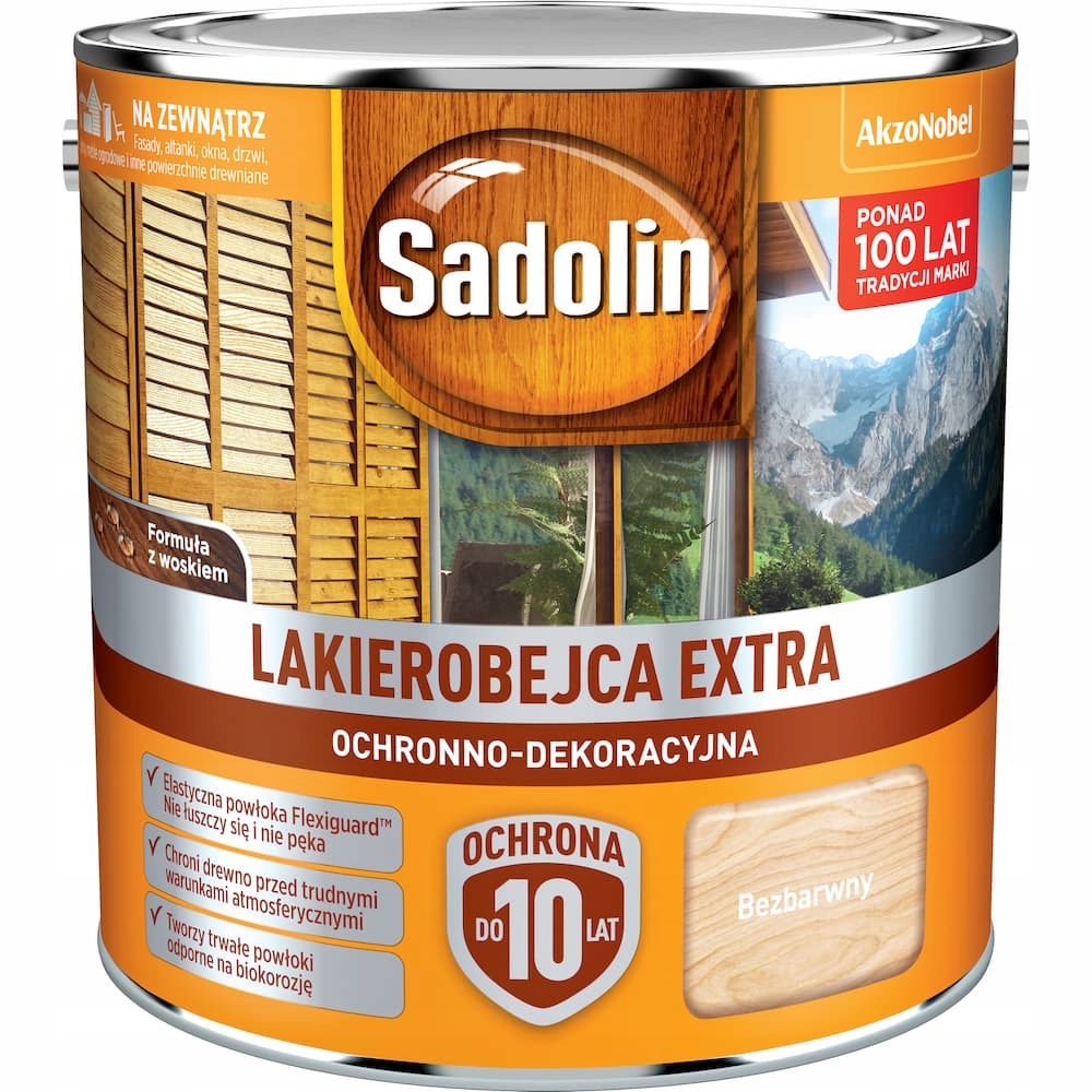 Sadolin ExTRA Bezbarwny 2,5L lakierobejca