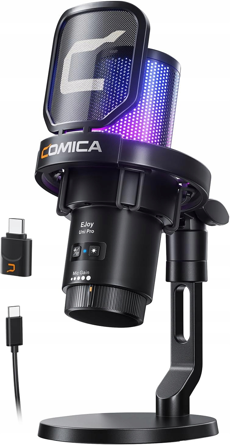 Kondenzátorový Herní Mikrofon Comica Ejoy Uni Pro Rgb Cardioid Wireless