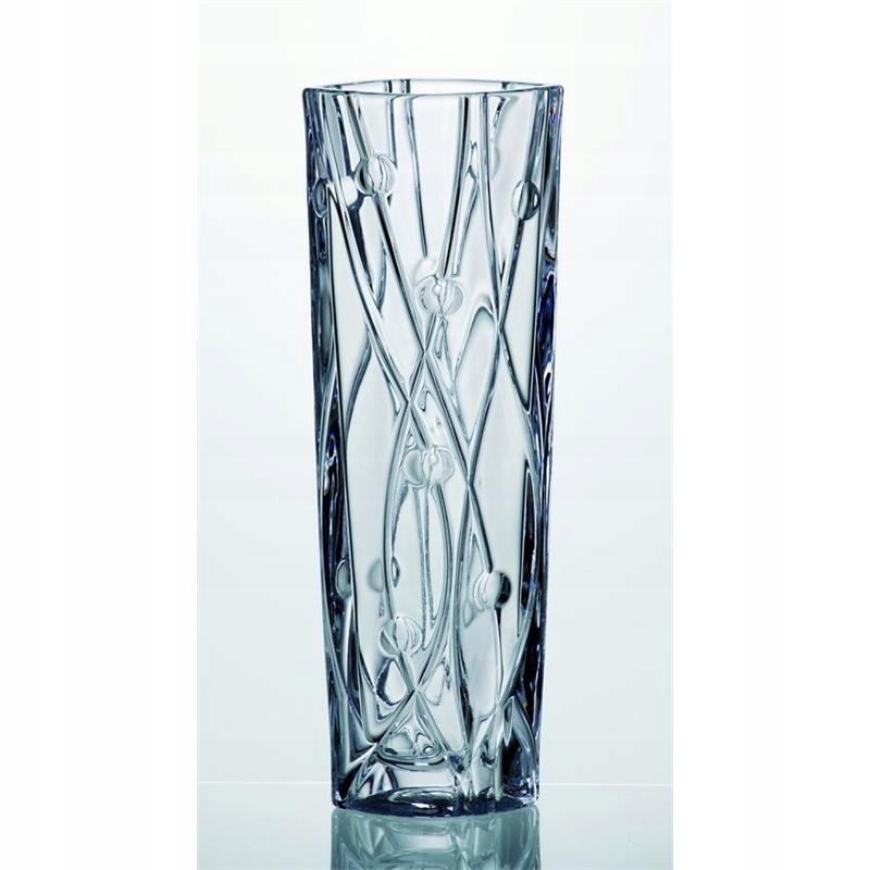 WAZON KRYSZTAŁOWY SZKLANY NA KWIATY DEKORACYJNY BOHEMIA LABIRYNTH 25,5 CM EAN (GTIN) 8593410855978