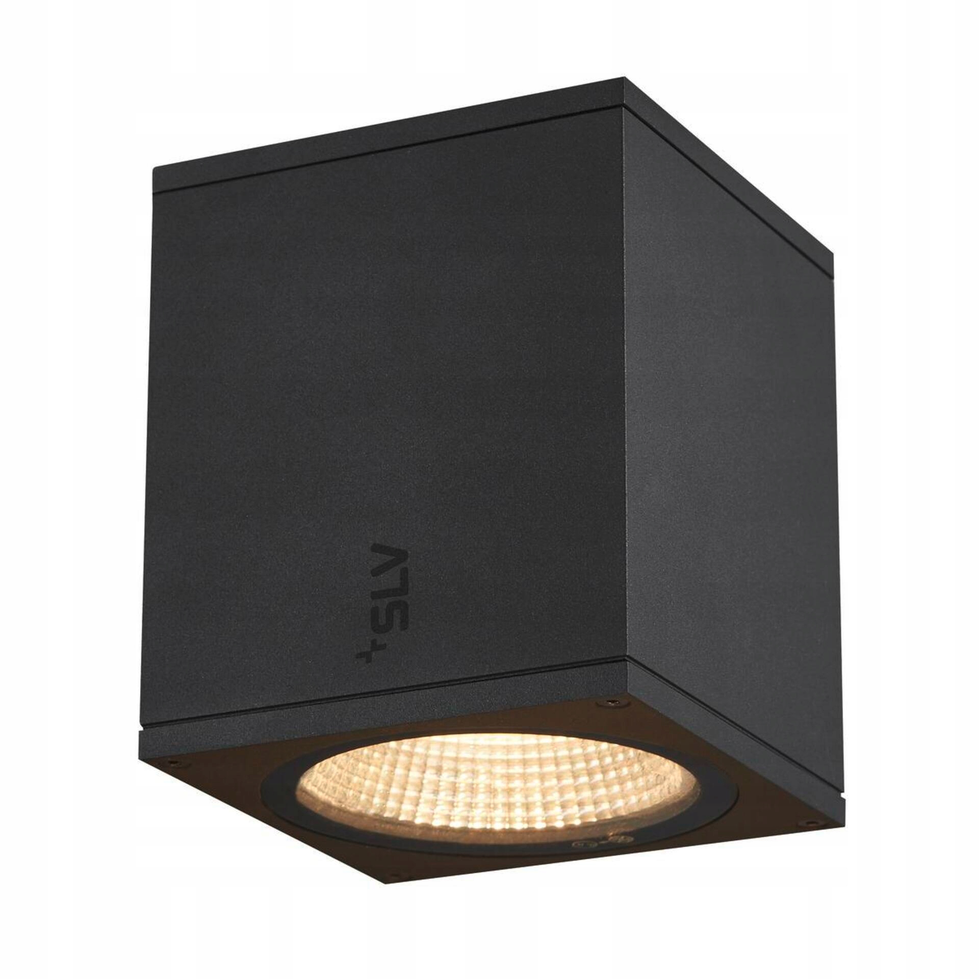 Stropné Led svietidlo Slv Enola Square M Outdoor 11W IP65 antracit