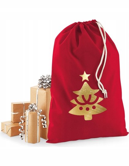 

worek Mikołaja czerwony Duży XL 49x75 na prezenty