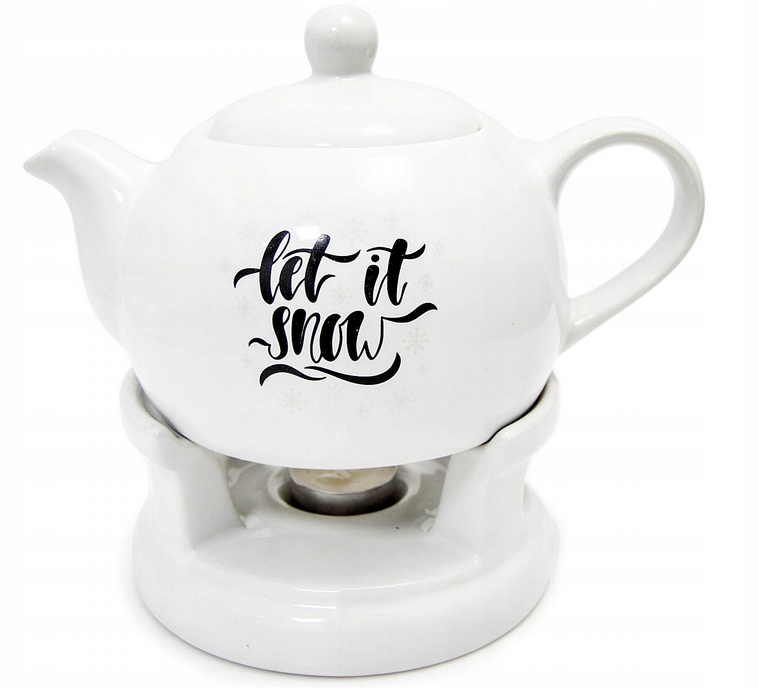 

Dzbanek Z Podgrzewaczem Imbryk Let It Snow 1L