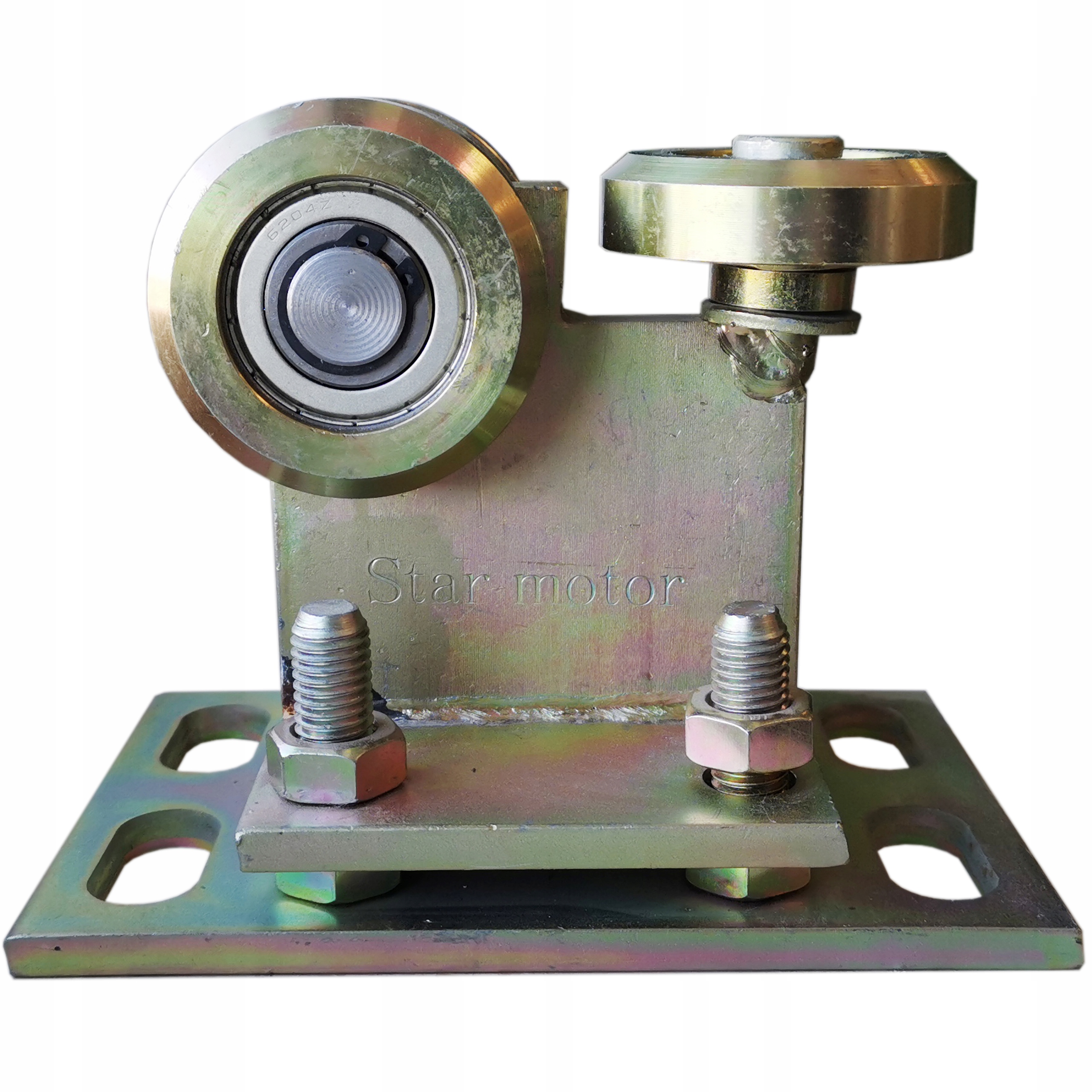 ZESTAW WÓZKI WÓZEK DO BRAMY 3 ROLKOWE 80X80X5 Z REGULACJĄ-60.004-set-A4S Marka inna