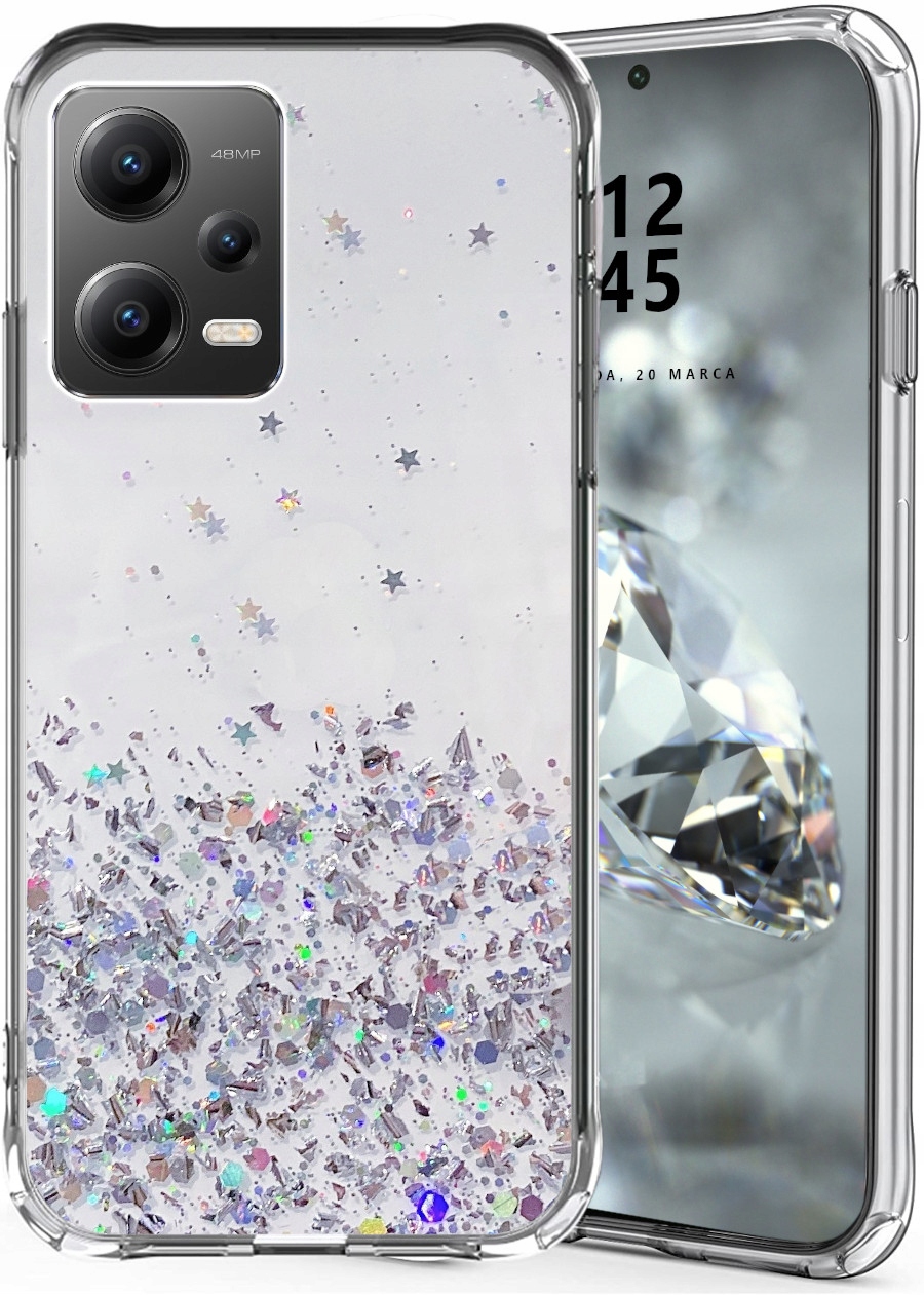 

Etui Do Redmi Note 12 Pro Shining Brokat Case