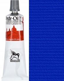 Farba olejna Renesans Hydr-Oil 60ml Ultramaryna b.