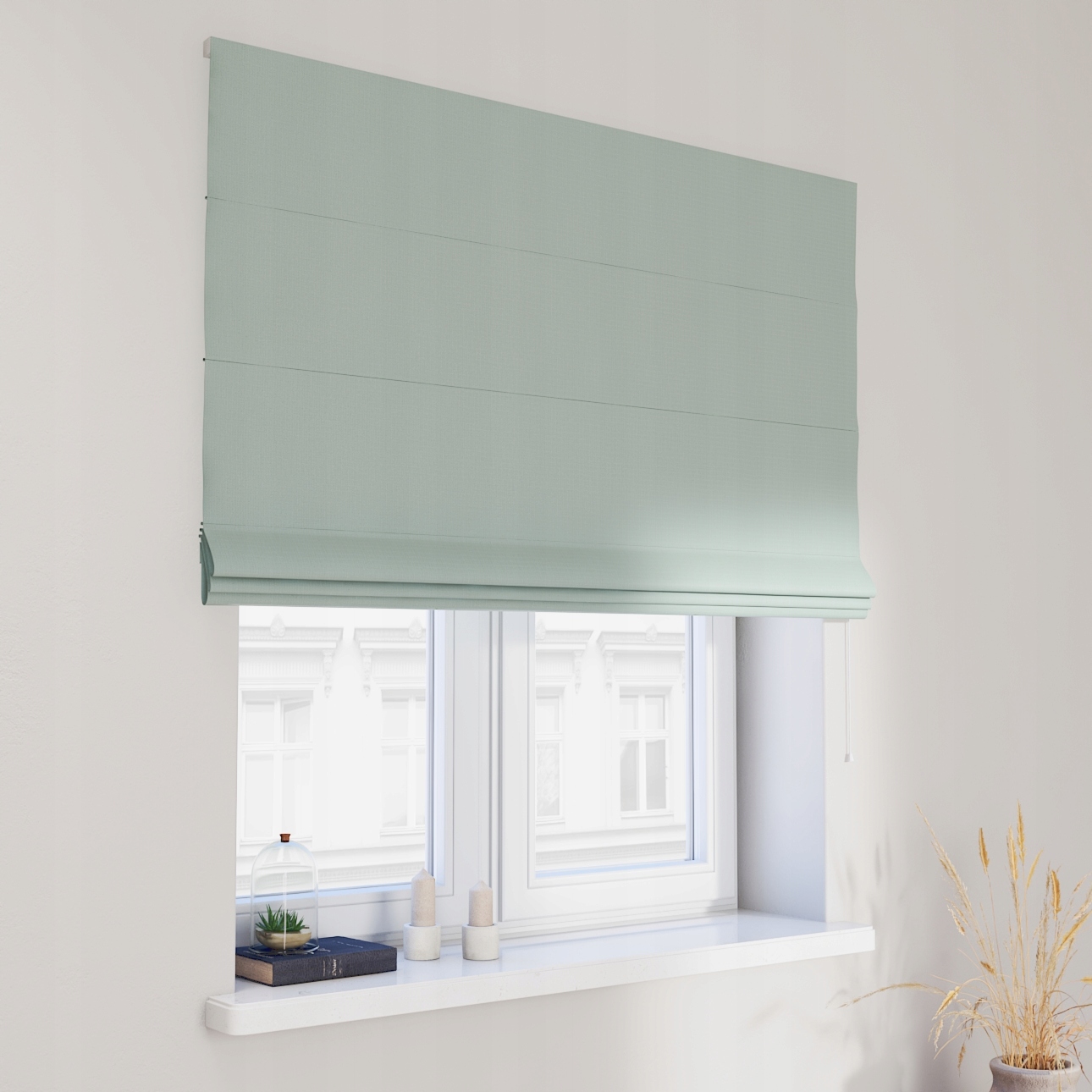 Hotová římská roleta Capri 100 x 180 cm zelená