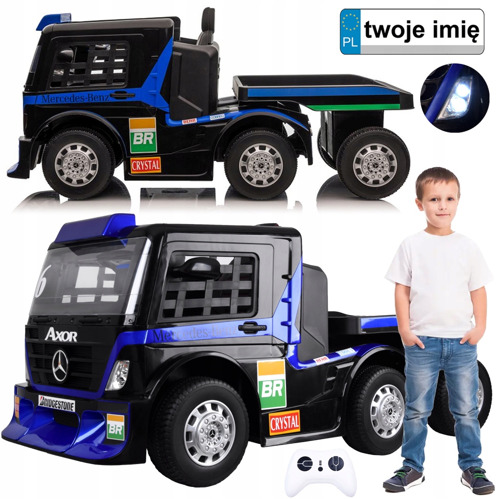 Auto na akumulator duży Mercedes tir 24V PA0289