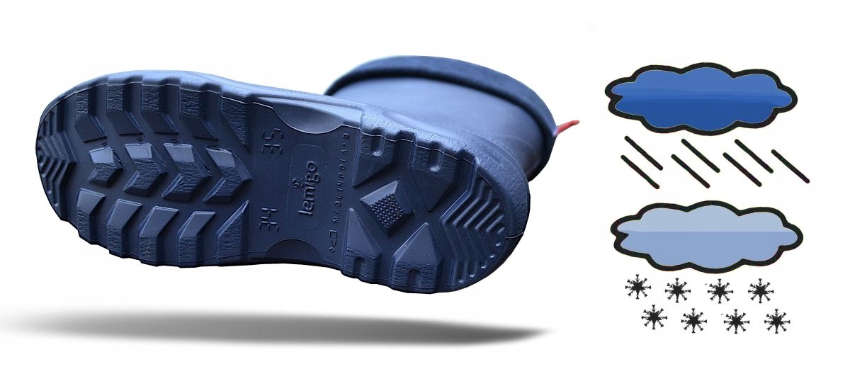 Kalosze Gumiaki dla dzieci na deszcz T4 30/31 Kod producenta LE-009