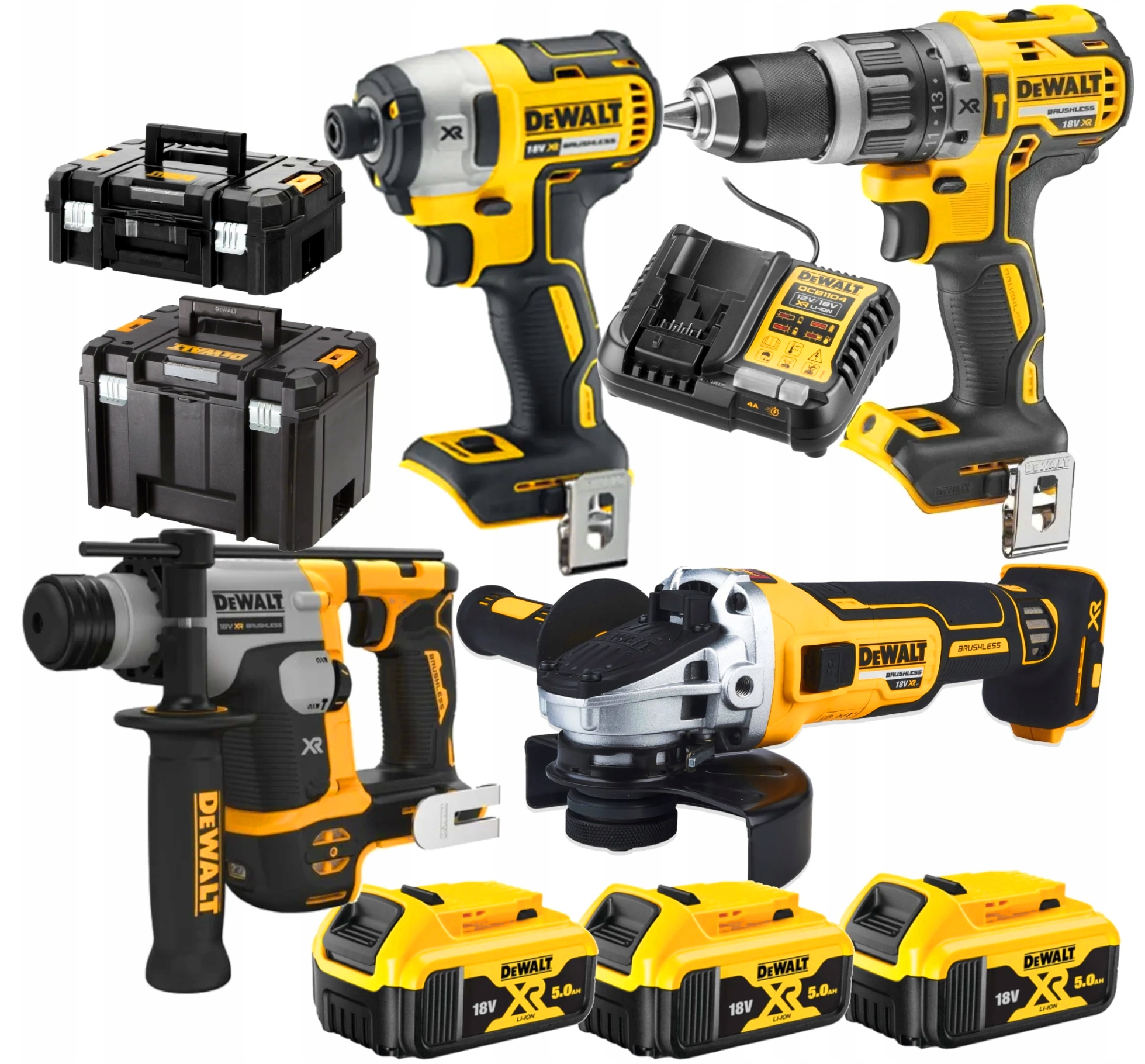 DeWalt DCK422P3T 18V Bezkartáčový DCG405 DCD796 DCF887 DCH172