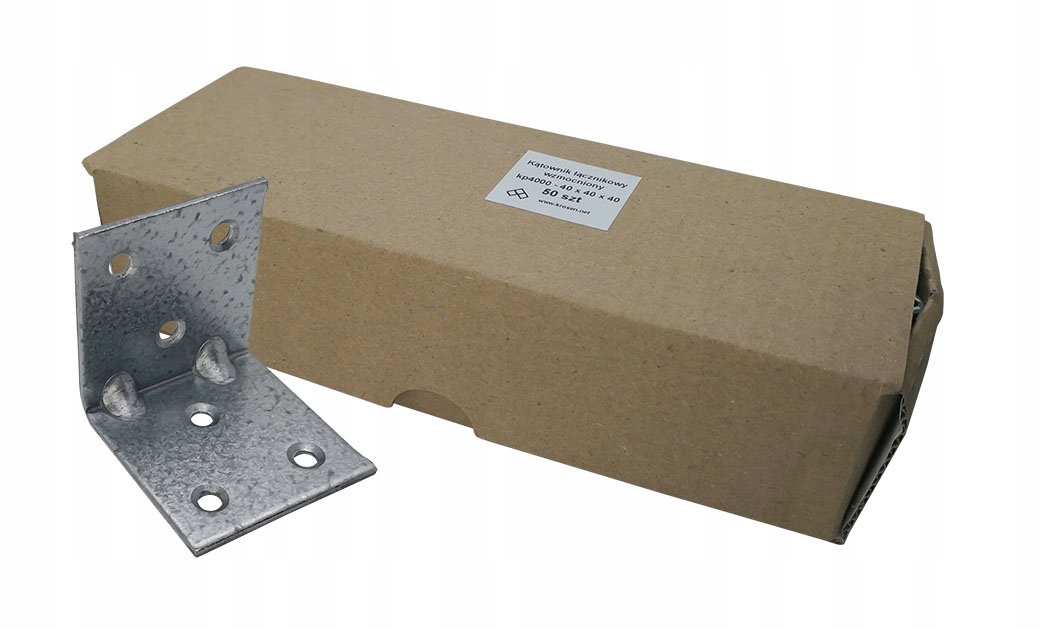 

Kątownik z przetłoczeniem 40x40x40 x2,0mm 50szt