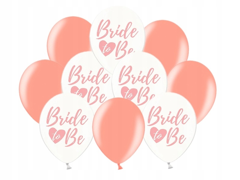 

Balony na Wieczór Panieński Bride rose gold 15szt