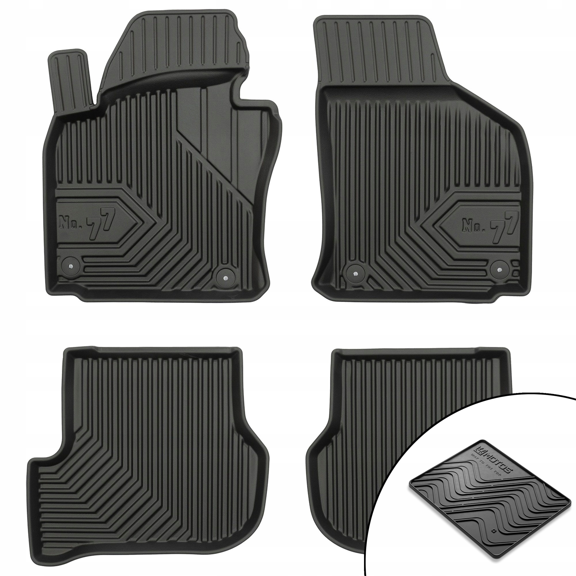 Gumové koberce č.77 Seat Toledo III 2004-2009 podložka bonus
