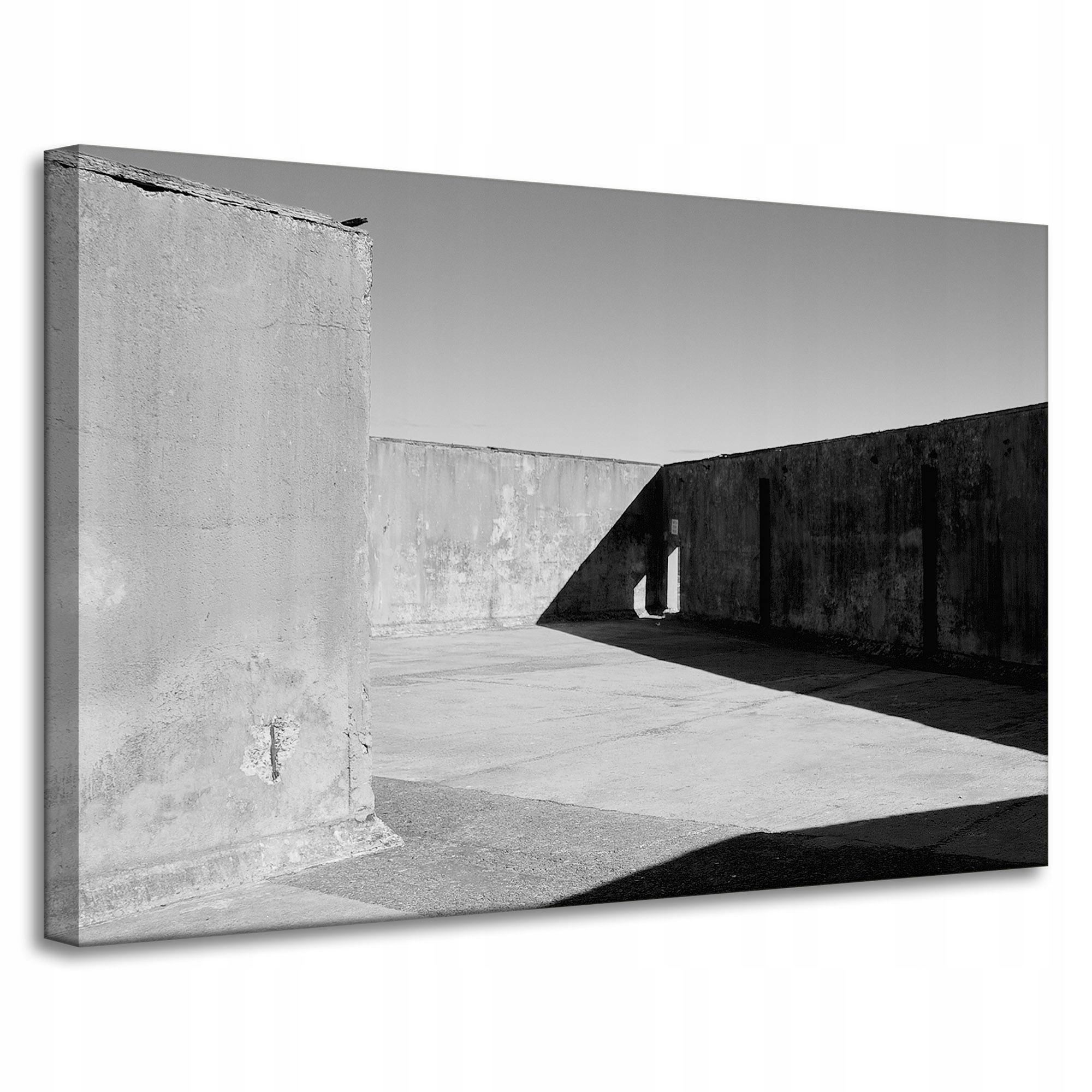 Obraz Canvas Abstrakce Betonová Šedá 90x60 cm