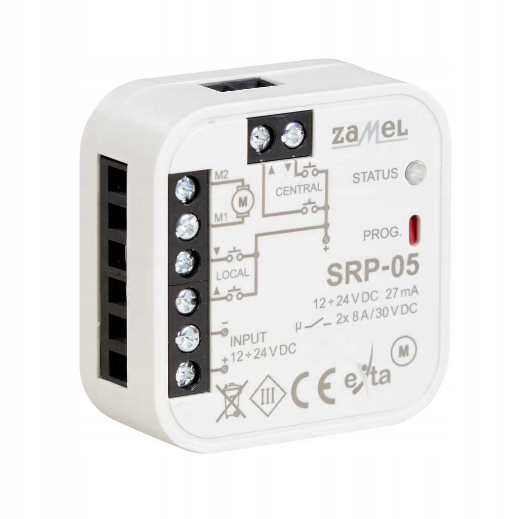 

Sterownik rolet uniwersalny 12-24V DC SRP-05