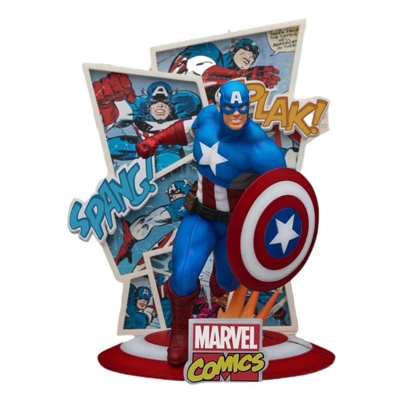 Sběratelská akční figurka D-Stage Pvc Diorama Captain America Marvel
