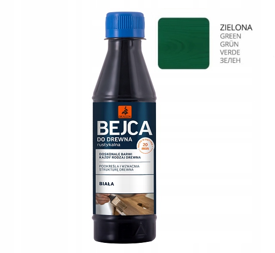 

Bejca Do Drewna Dragon 0,2 l Zielona